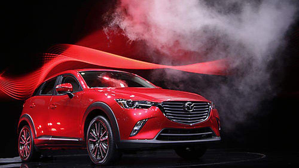 Der neue Mazda CX-3 bei seiner Weltpremiere in L.A. Startpreis deutlich unter 20.000 Euro