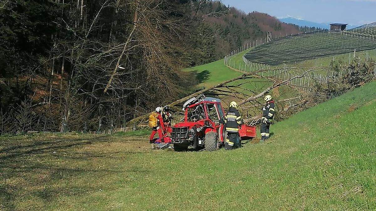 Der Südsteirer wurde mit dem Christophorus 12 ins UKH geflogen