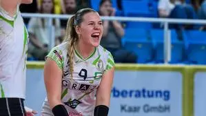 Bettina Scharf jubelte mit Graz in Linz