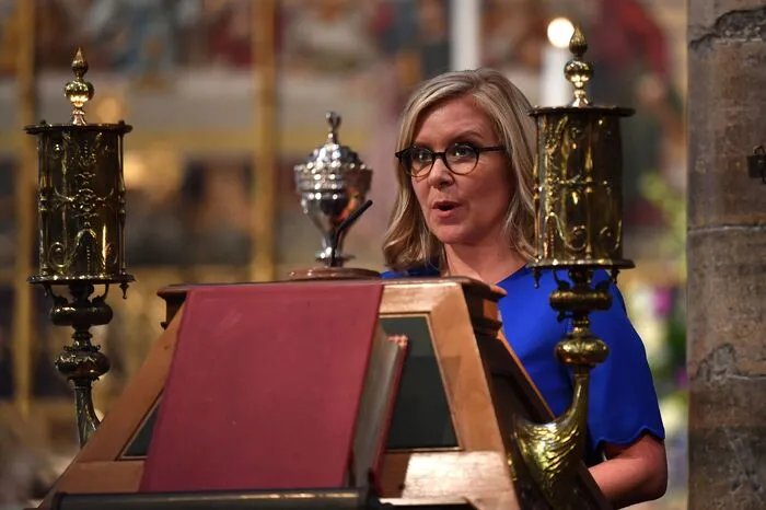 Lucy Hawking, die Tochter des Verstorbenen