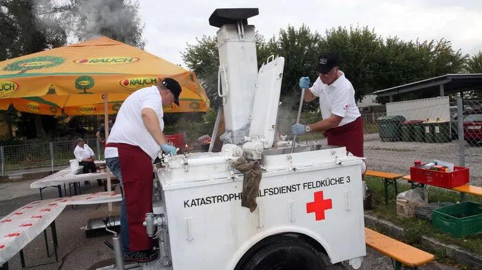 Feldküchenwhettbewerb in der Hauptfeuerwache Villach
