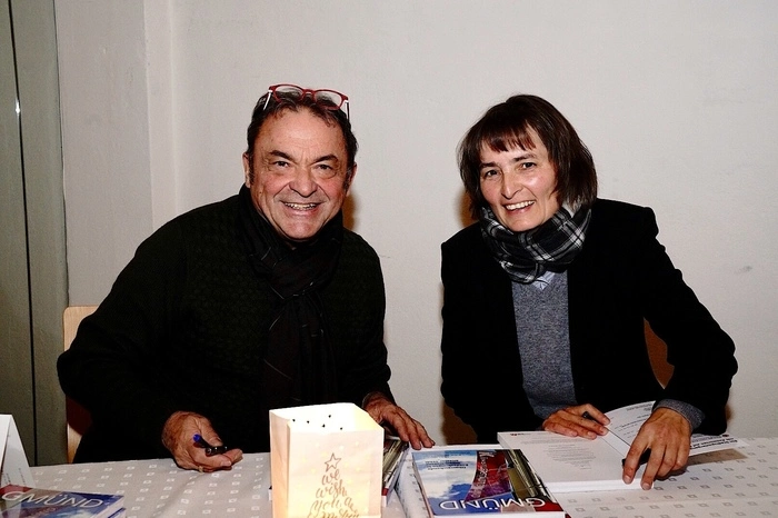 Reinhard Kager und Ulrike Mengeù, die das Buch gestaltet haben