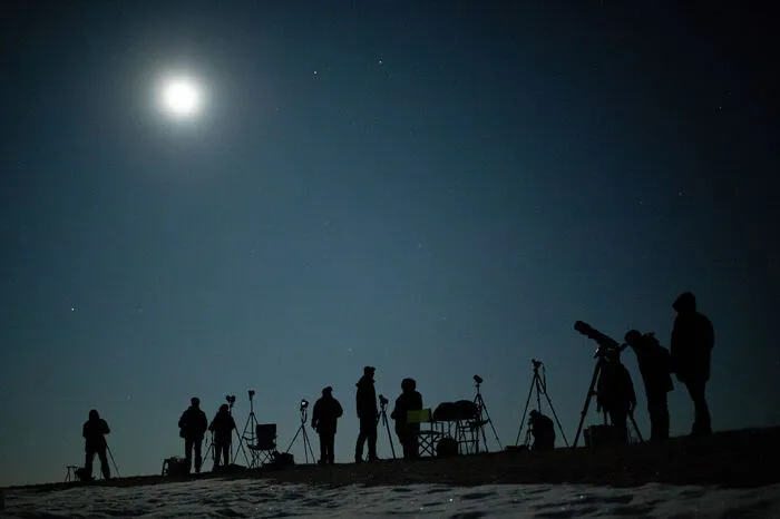 Mondfinsternis über Wien