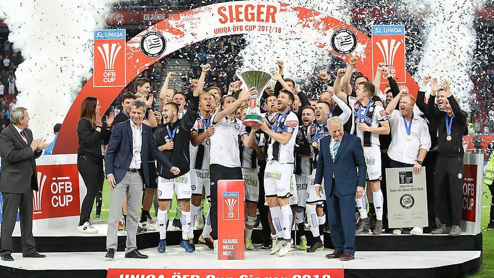 Sturm gewann 2018 den ÖFB-Cup