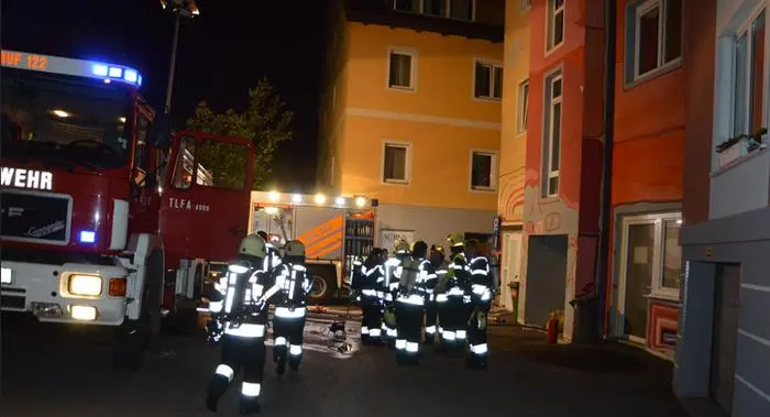 70 Einsatzkräfte waren vor Ort um den Brand zu löschen