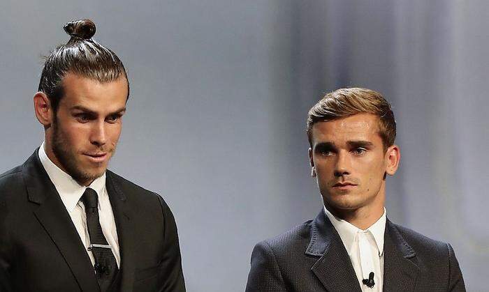 Gareth Bale und Antoine Griezman (von links) gingen leer aus