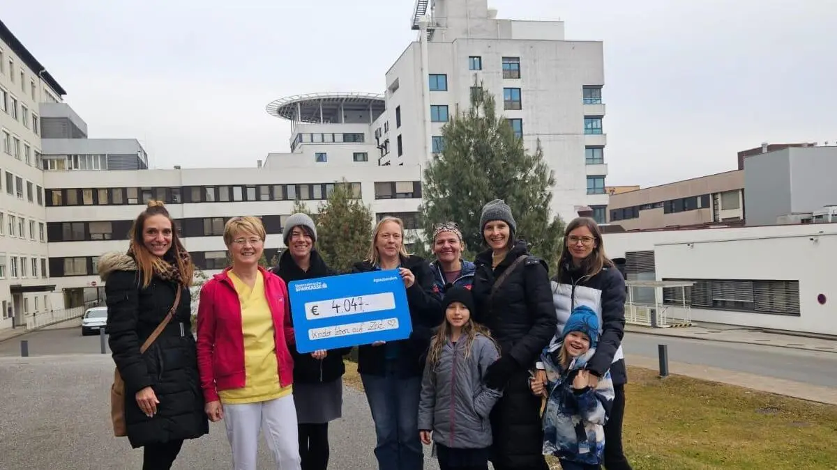 Die Spendensumme wurde übergeben