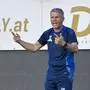 WINDISCHGARSTEN,AUSTRIA,09.JUL.24 - SOCCER - Ligue1, ADMIRAL Bundesliga, Racing Club de Strasbourg Alsace vs Wolfsberger AC, test match. Image shows head coach Dietmar Kuehbauer (WAC).
Photo: GEPA pictures/ Christian Moser - ATTENTION - FRANCE OUT