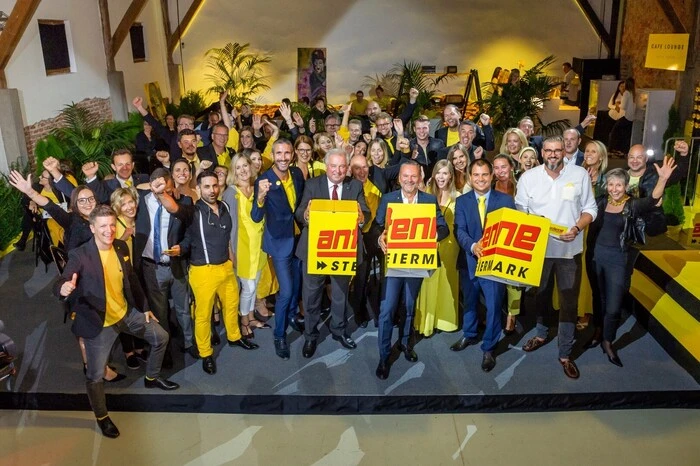 Die steirische Landesspitze gratulierte dem gesamten Antenne-Team zum Geburtstag