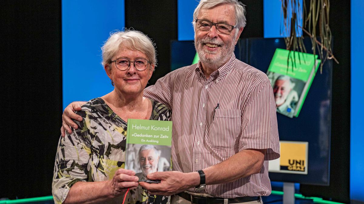 Helmut Konrad gemeinsam mit seiner Frau Mirella