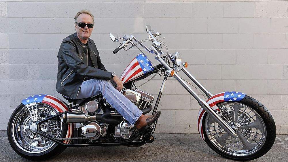 Peter Fonda auf seiner "Easy Rider"-Harley