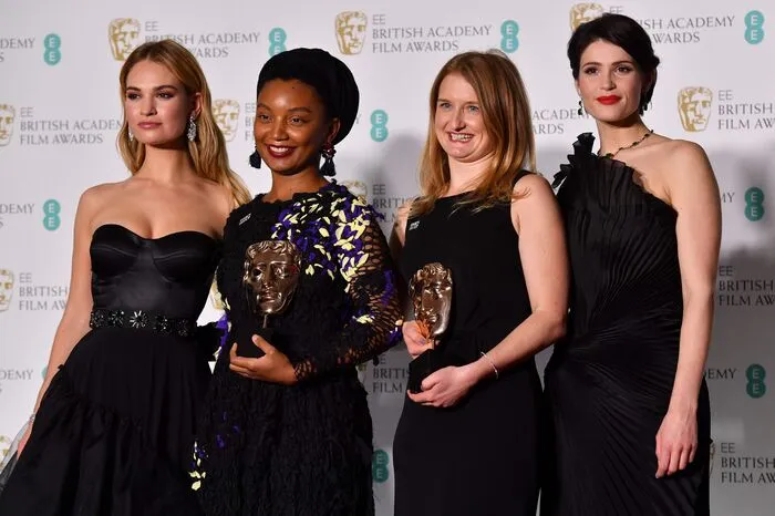 Lily James, Rungano Nyoni, Emily Morgan und Gemma Arterton