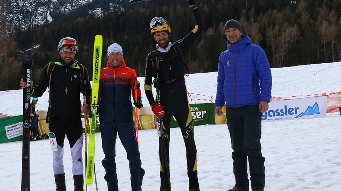 Lukas Mangger, Christian Hoffmann, Harald Feuchter und Obmann Stefan Stern 