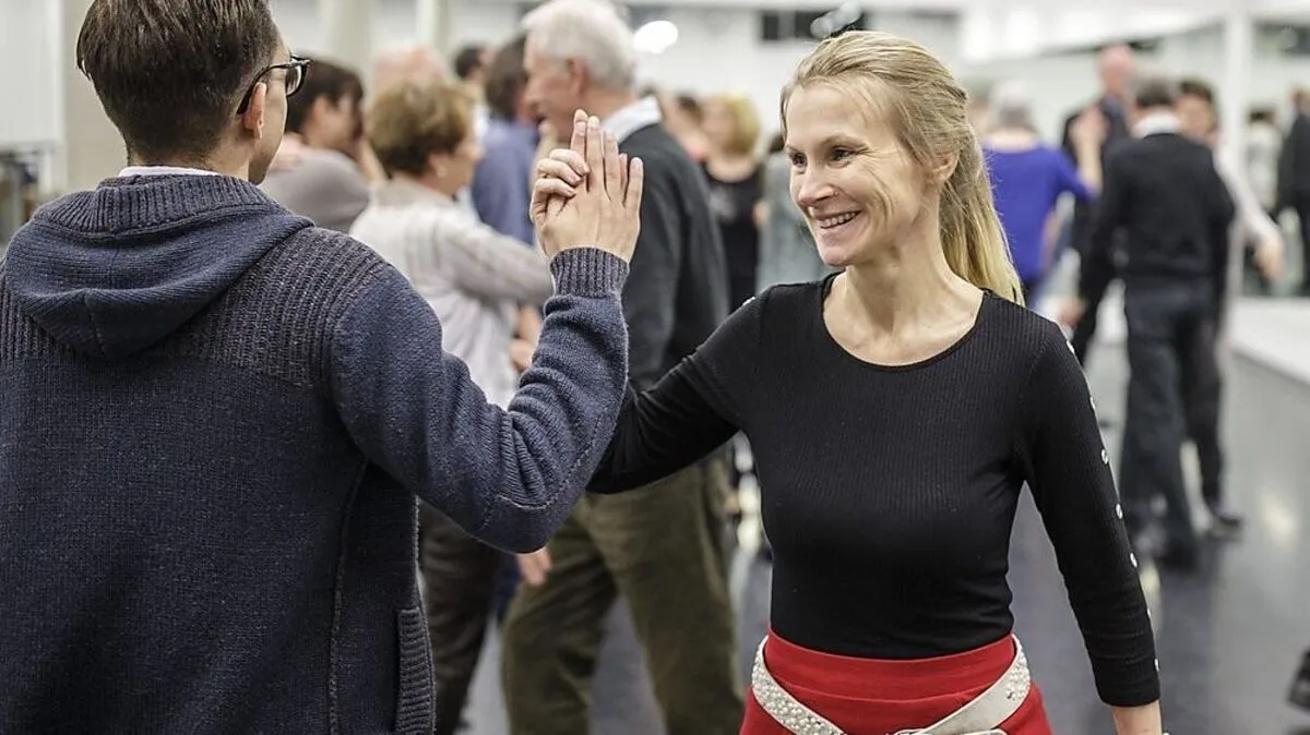 Schon bei der Probe im März ging es lustig zu