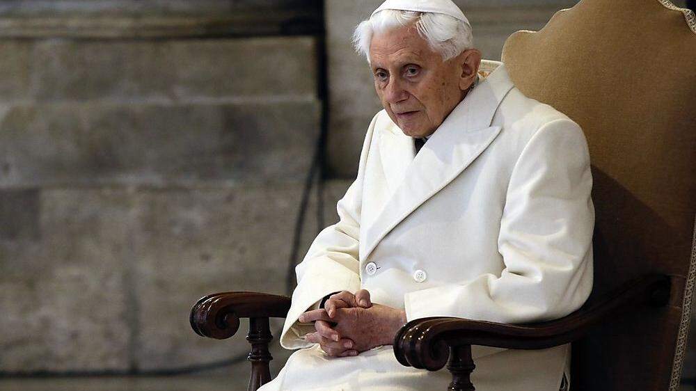  Benedikt XVI.  im Jahr 2015