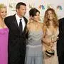 Sie waren "Friends": David Schwimmer, Lisa Kudrow, Mathew Perry, Courtney Cox Arquette, Jennifer Aniston und Matt LeBlanc (v. l.)