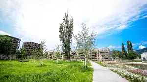 Eineinhalb Jahre wurde am Park gearbeitet, inklusive Pavillon kostete er 8,4 Millionen Euro 