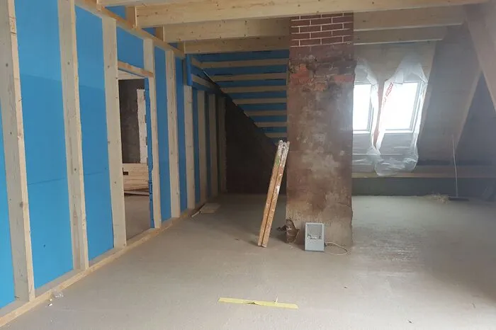 Im Inneren wird derzeit gebaut.