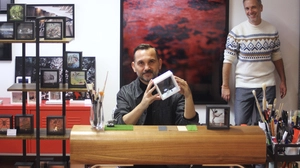 Gerd Winkler und Marko Zink in ihrem Atelier