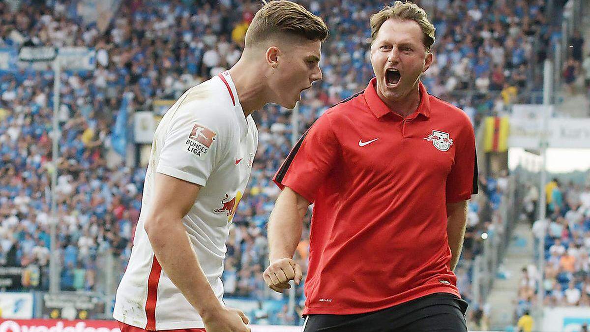 Marcel Sabitzer und Ralph Hasenhüttl