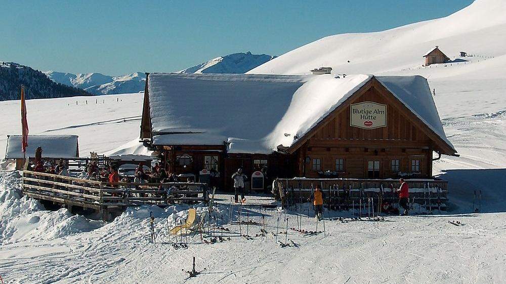 Die „Blutige Alm“-Hütte wird im Winter nicht in Betrieb sein