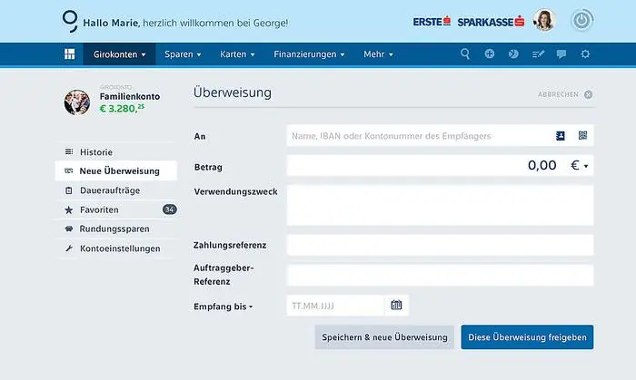 So sieht die Benutzeroberfläche von 