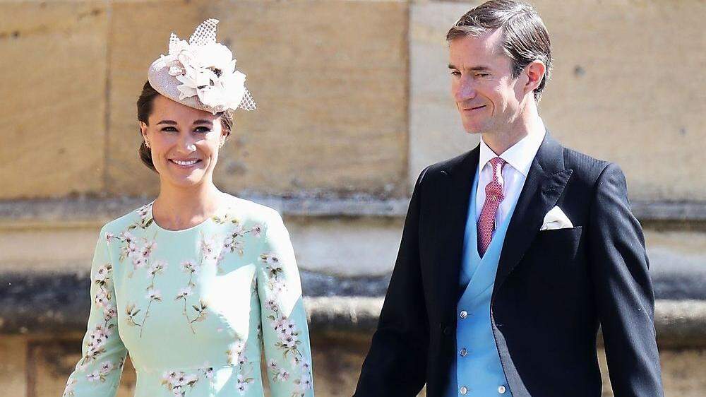 Pippa und ihr Ehemann James Matthews bei der Hochzeit von Prinz Harry und Meghan Markle