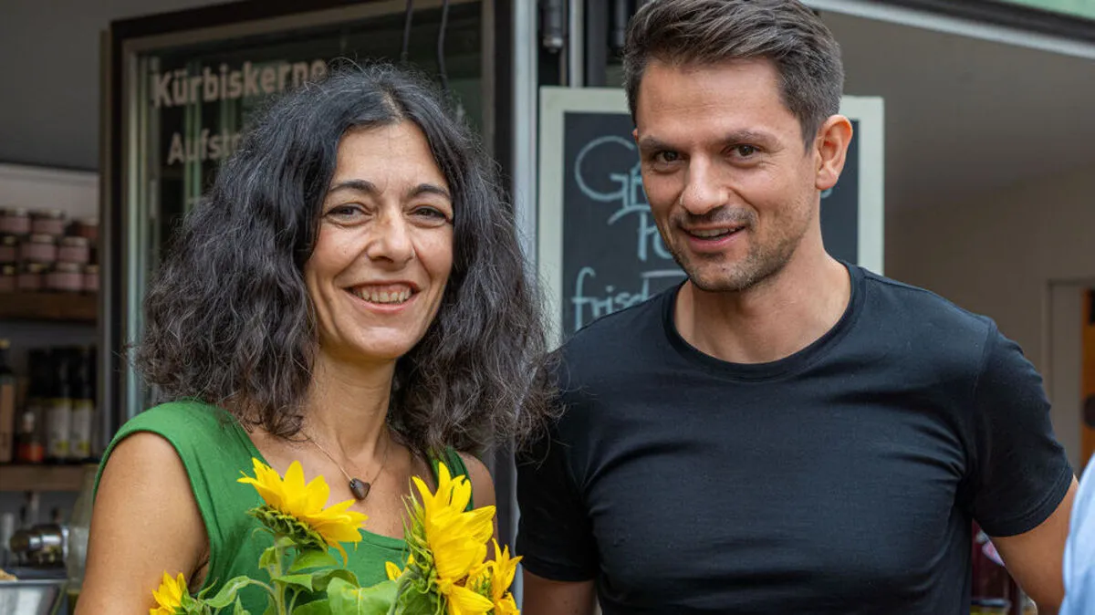 Die Grünen Jakob Schwarz und Sandra Krautwaschl 