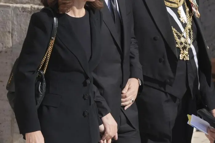 Der ehemalige italienische Ministerpräsident Matteo Renzi und seine Frau Agnese Landing 
