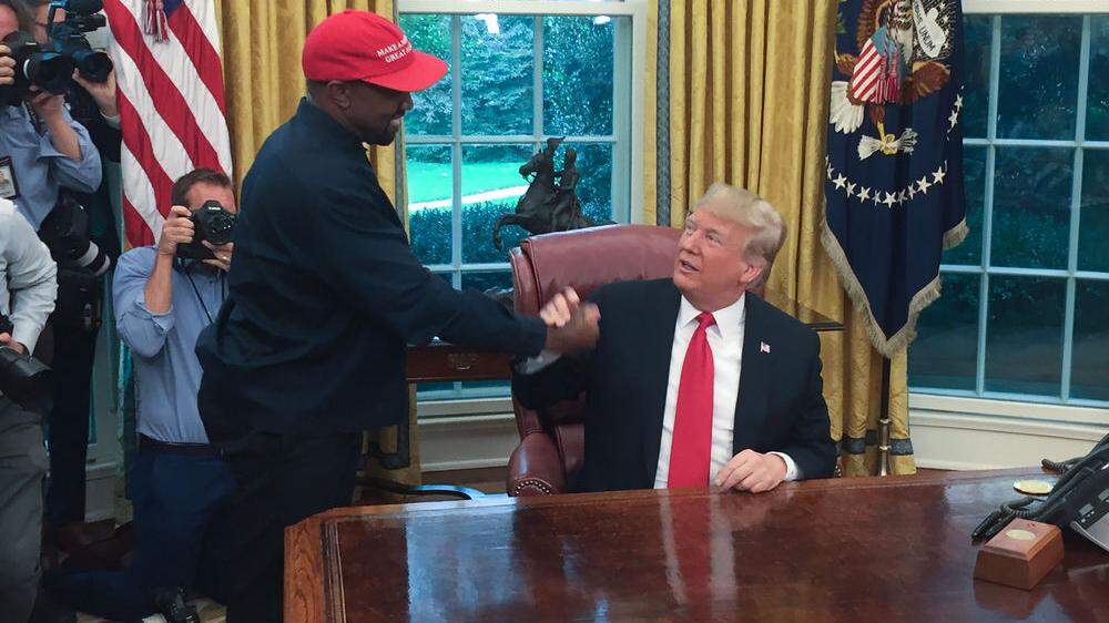 Kanye West und Donald Trump