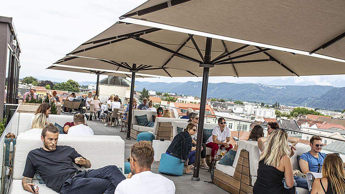 Skybar Moser Verdino Klagenfurt Juli 2020