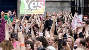 Irland feiert den Ausgang des Abtreibungs-Referendums