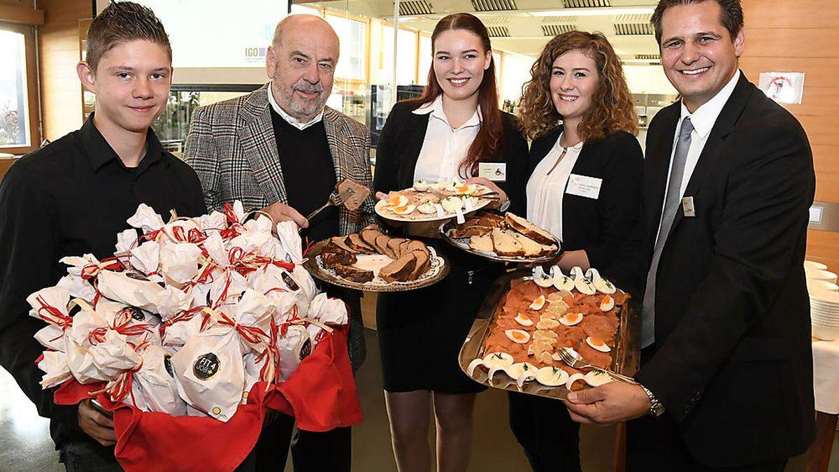 Thomas Rauter, Oswald Marolt, Laura More, Alexandra Ludwiger und Wolfgang Lichtner