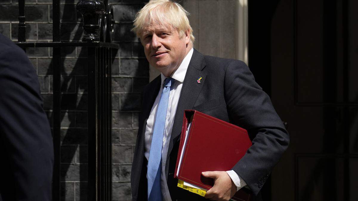Der scheidende britische Premierminister Boris Johnson