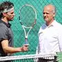 Dominic Thiem mit seinem Manager Herwig Straka