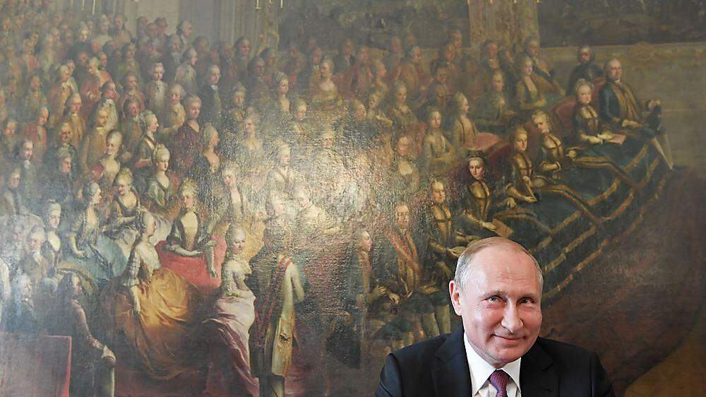 Russlands Präsident Wladimir Putin wurde in Österreich lange hofiert