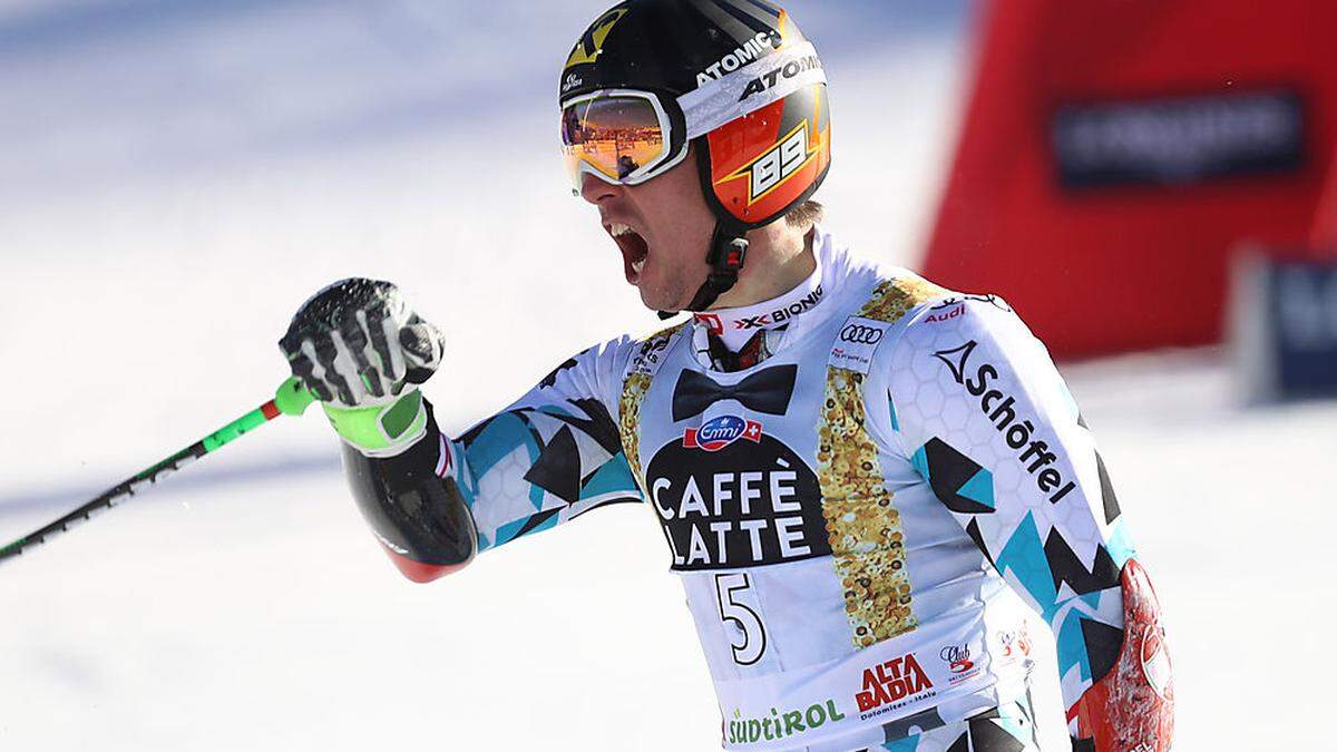 Marcel Hirscher ballt die Faust