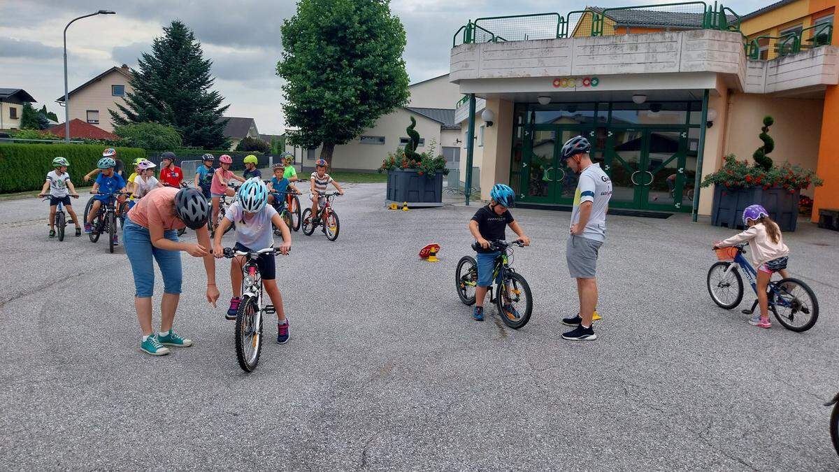 Zum zweiten Mal lud die Marktgemeinde Mooskirchen Kinder zur Sommer-Fahrradschule ein