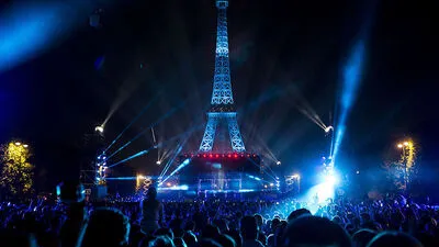 Die Fanmeile in Paris