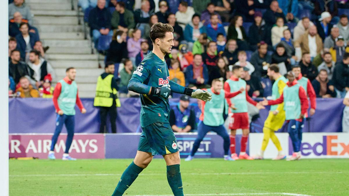 Janis Blaswich patzte gegen Brest beim Tor zum 0:3