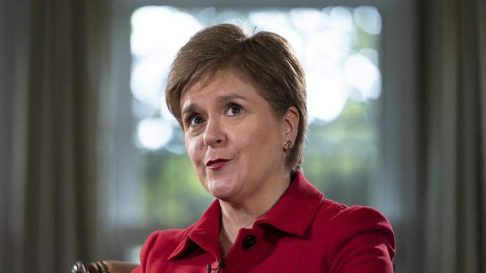 Noch-&quot;First Minister&quot; Nicola Sturgeon