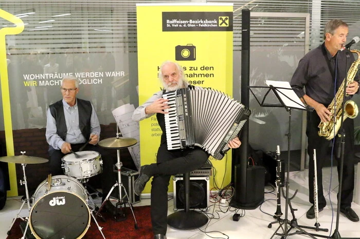 Für die musikalische Umrahmung sorgte das Alfreha-Trio 