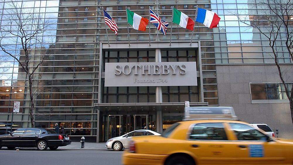 Das Auktionshaus Sotheby's in New York