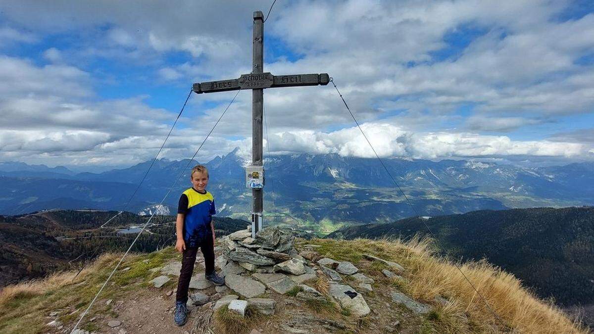 Gabriel am 2133 Meter hohen Schober