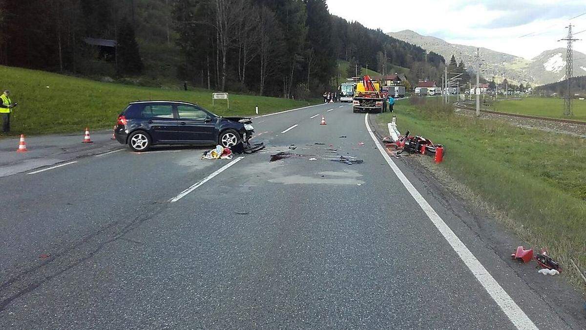 Unfall auf der B320 