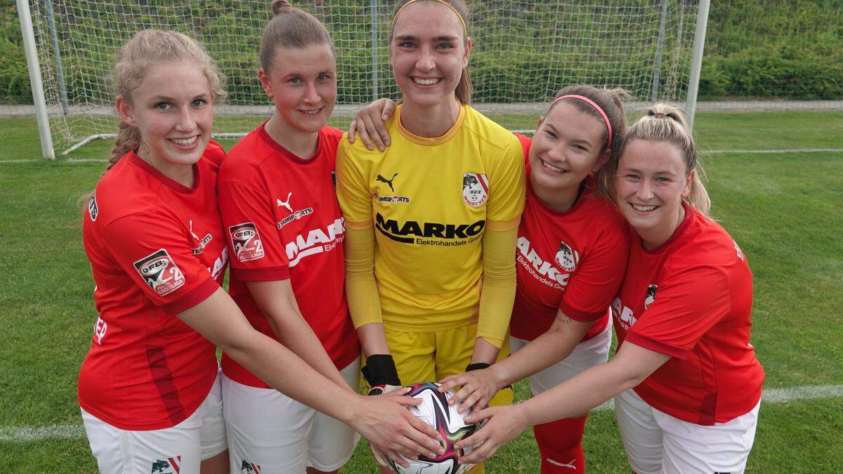 Nach einer schönen und erfolgreichen Zeit in Krottendorf verlassen Lisa Felgitscher, Michaela Harrer, Chiara Gottinger, Lara Mandl und Carina Hofbauer die Krottendorf Wildcats