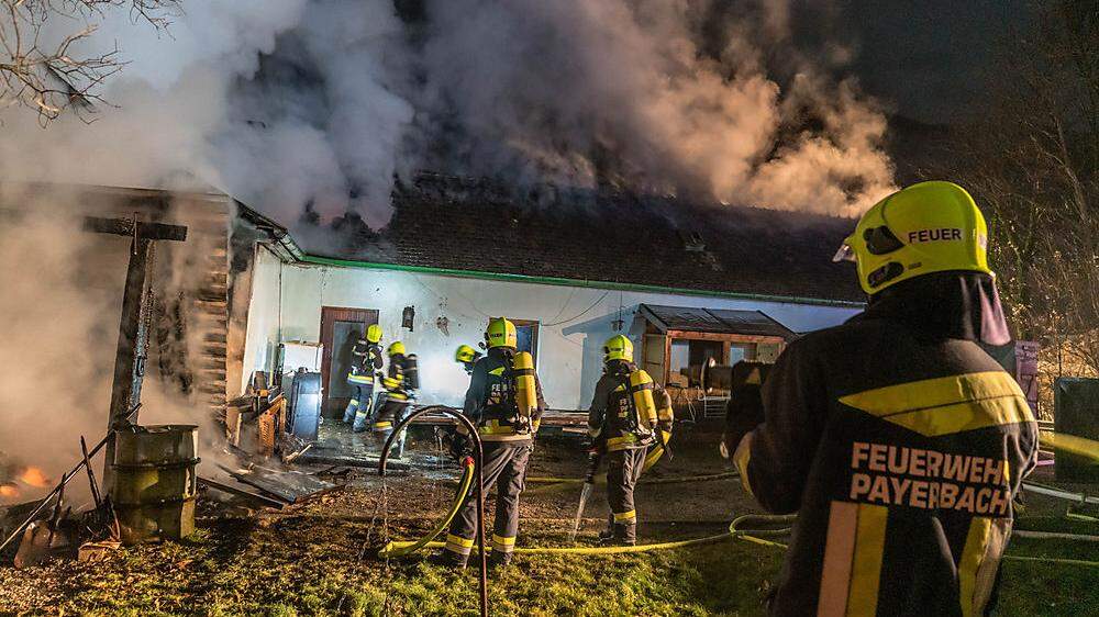 Wohnhausbrand in Payerbach