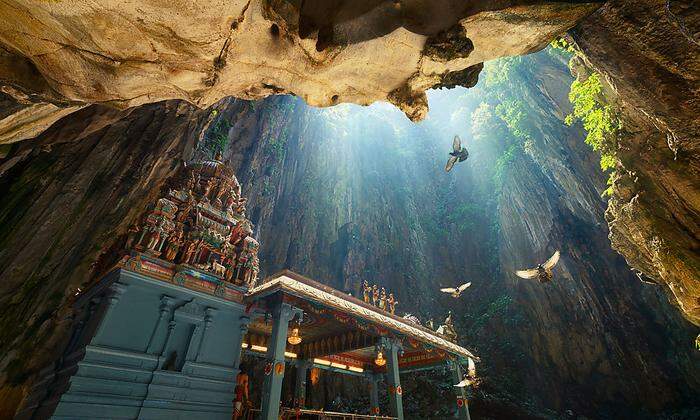 Die berühmten Batu-Höhlen bei Kuala Lumpur