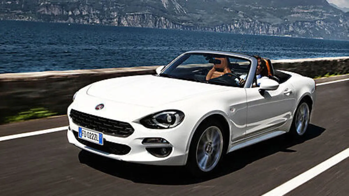 Das Beste aus zwei Welten: Der Fiat 124 Spider führt die Technik des Mazda MX-5 aus