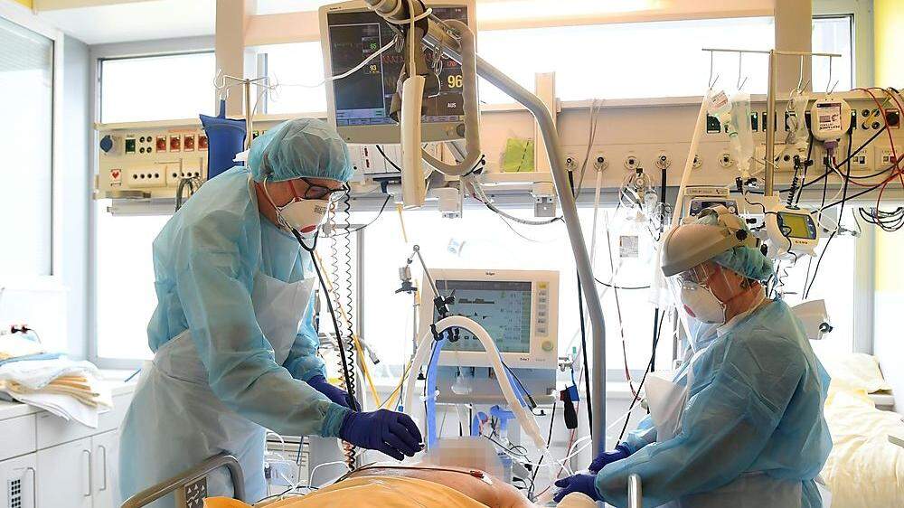Auf den Intensivstationen  in Kärnten sinkt derzeit die Zahl der Corona-Patienten